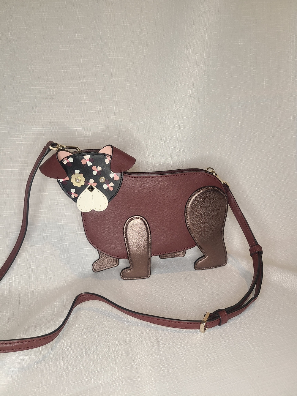 Kate Spade floral pup crossbody